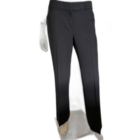THEORY Black Wool Straight Leg Dress Pants - Picture 1 of 10